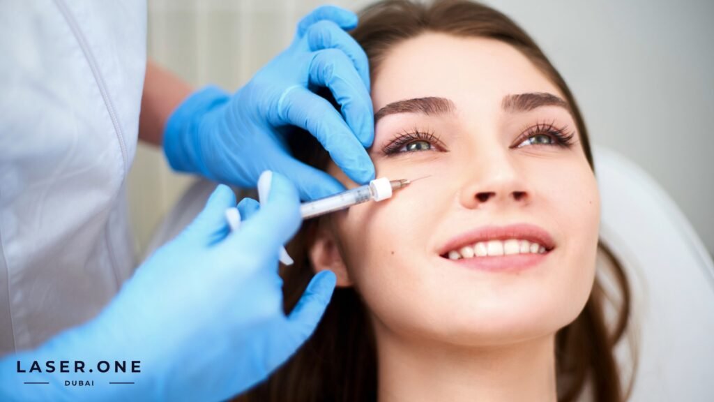 Under eye rejuvenation and brightening at Laser One Clinic Business Bay