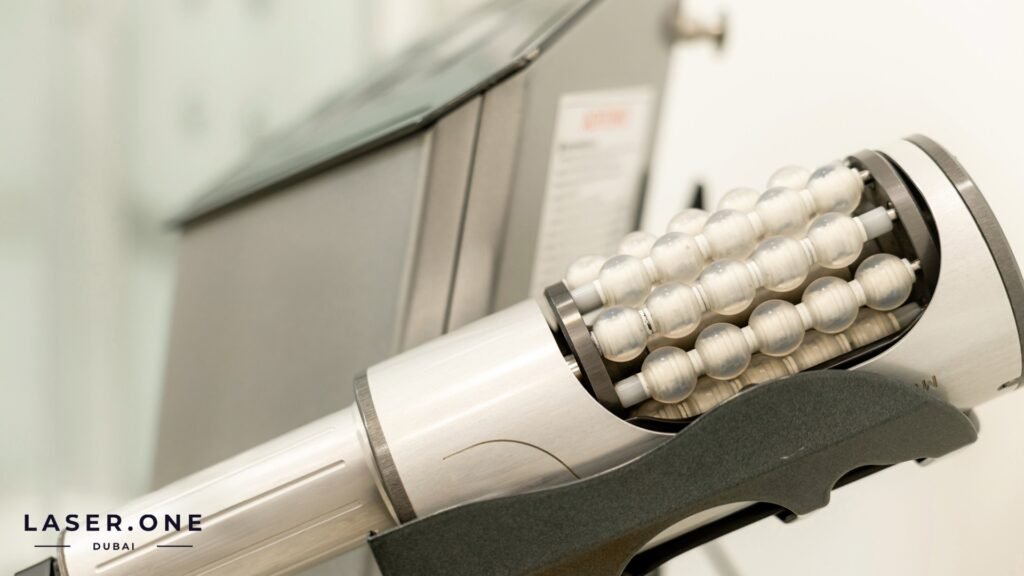 Endospheres compressive microvibration device for body contouring at Laser One Clinic